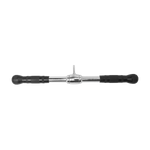Puxador Barra Reta 50cm Pulley Cromado Maciço com Giro Envolst