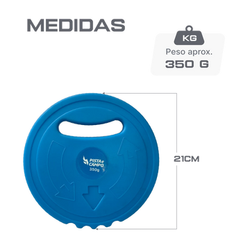 Disco de Arremesso 350g Iniciação Mini Atletismo Pista e Campo