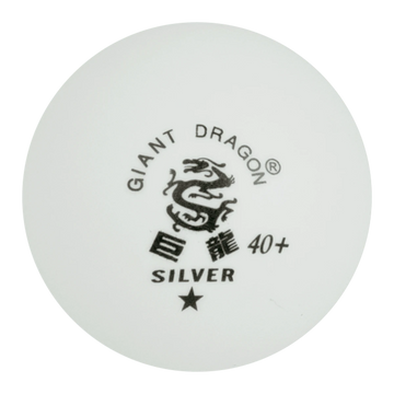 Bolinhas de Tênis de Mesa 1 Estrela Silver Giant Dragon 40+ 6 Un