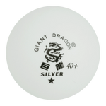 Bolinha de tênis de mesa 1 estrela Silver Giant Dragon - cnj com 6 und - BRANCA