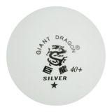 Bolinha de tênis de mesa 1 estrela Silver Giant Dragon - cnj com 6 und - BRANCA
