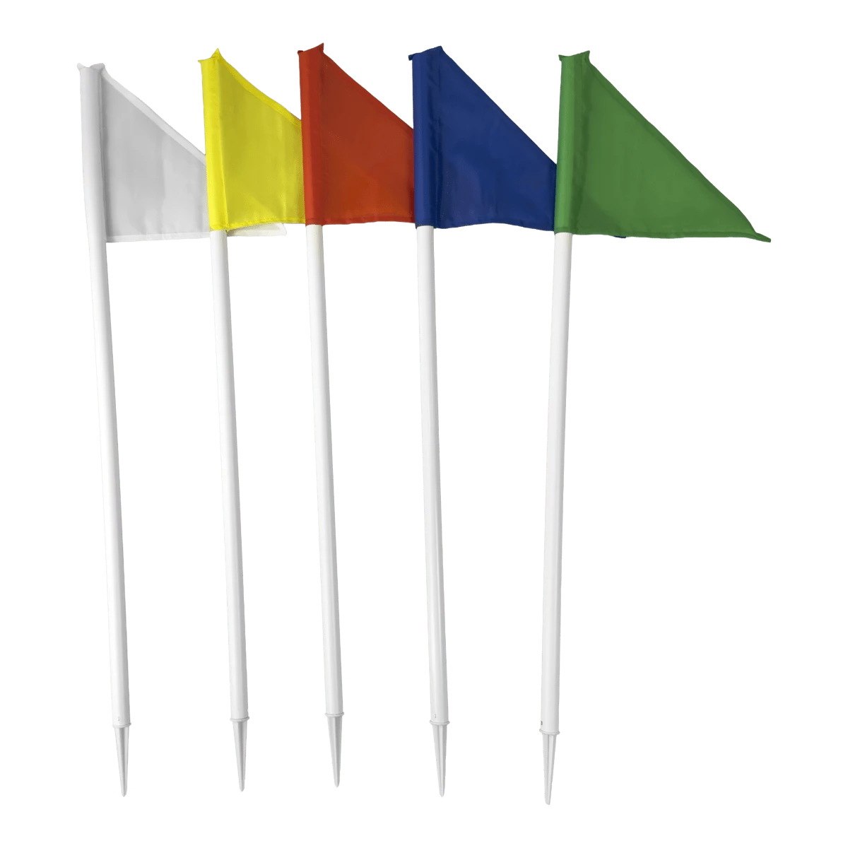 Bandeirolas plásticas multiuso alta Pista e Campo - cnj com 5 und (1-5) Cor:Colorido
