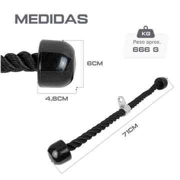 Puxador Corda Crossover Profissional Envolst