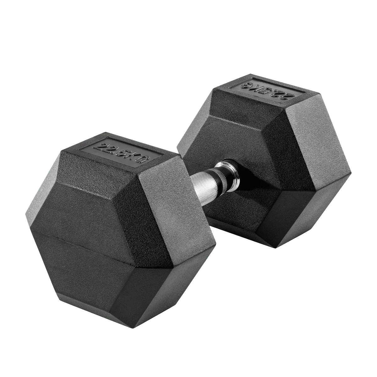 Kit Halteres Sextavados Emborrachados Pegada Cromada Envolst - Pares 10 a 30Kg