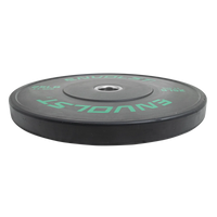 Anilha Olímpica Bumper para Crossfit e LPO 25Lb Envolst