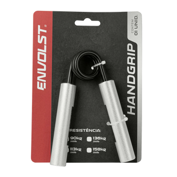 Hand Grip de Aço Cromado Envolst