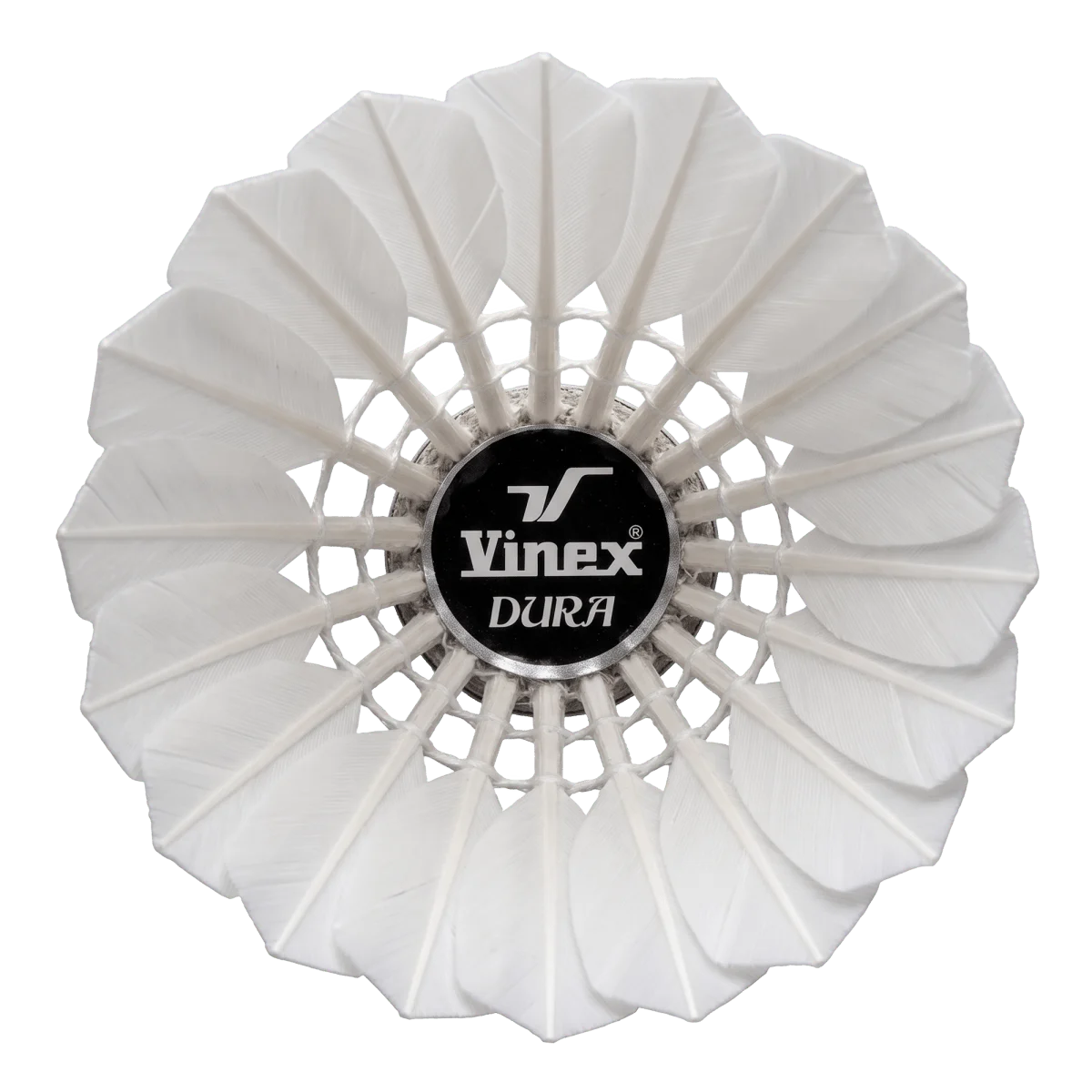 Peteca/volante de badminton com penas Vinex - cnj com 10 und