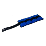 Tornozeleira caneleira em vinilona azul profissional 8kg Envolst - par