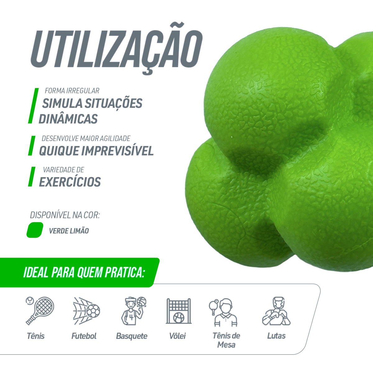Bola De Reação Agilidade Reflexo Bola Tempo Funcional Fisio