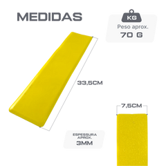 Marcadores de quadra linha reta Velden - Amarelo