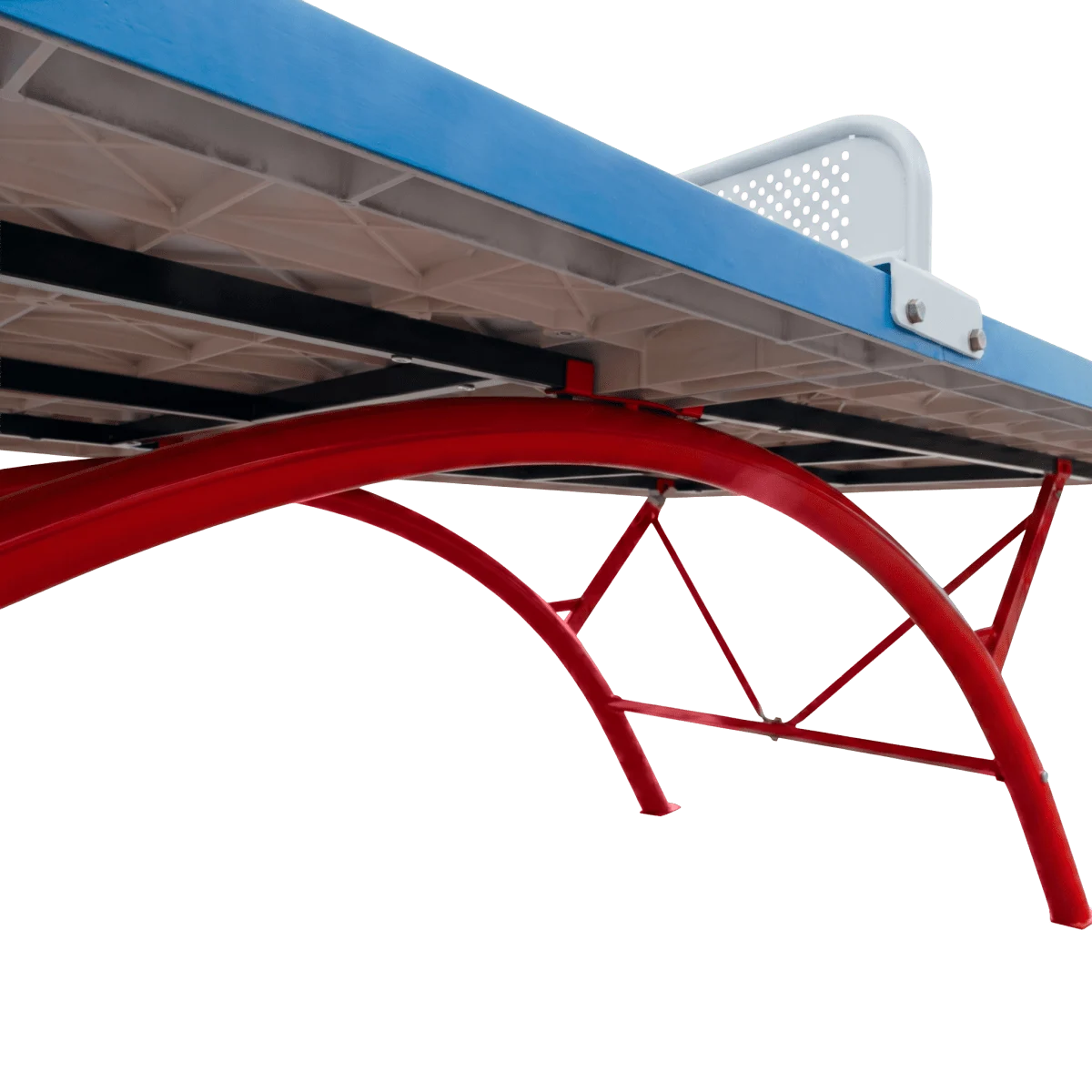 Mesa de tênis de mesa outdoor de fibra de vidro Pista e Campo