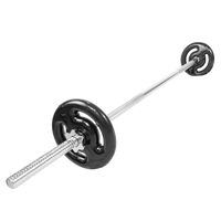 Barra de Musculação Reta 1,50m Maciça 28mm com Rosca Envolst