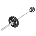 Barra de Musculação Reta 1,50m Maciça 28mm com Rosca Envolst
