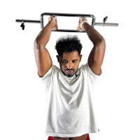 Barra de Musculação H Romana Maciça 28mm e Presilhas Envolst