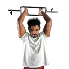 Barra de Musculação H Romana Maciça 28mm e Presilhas Envolst