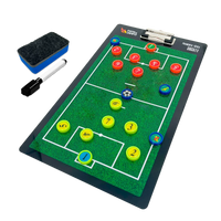 Prancheta tática magnética dupla face com caneta para treinamento de Futebol Society Pista e Campo