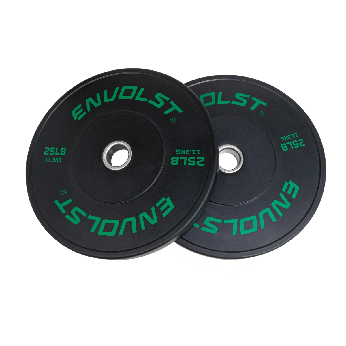 Anilha Olímpica Bumper para Crossfit e LPO 25Lb Envolst