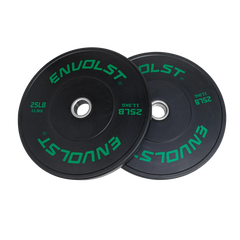 Anilha Olímpica Bumper para Crossfit e LPO 25Lb Envolst