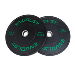 Anilha Olímpica Bumper para Crossfit e LPO 25Lb Envolst