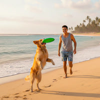Frisbee de plástico para recreação Pista e Campo - Azul