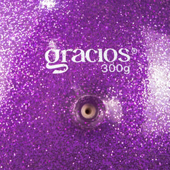 Bola Ginástica Rítmica Oficial 300g Glitter Gracios - Roxo