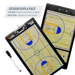 Prancheta tática magnética com caneta para treinamento de basquete Pista e Campo