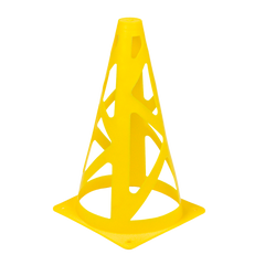 Cone de sinalização de plástico 23cm vazado (a prova de vento) Pista e Campo