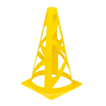 Cone de sinalização de plástico 23cm vazado (a prova de vento) Pista e Campo