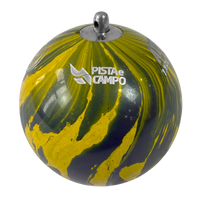 Martelo de atletismo de aço 7,26Kg 110mm ATE Pintura Especial Brasil WA-IAAF - com cabo e empunhadura