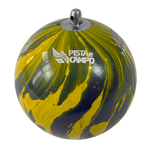 Martelo de atletismo de aço 7,26Kg 110mm ATE Pintura Especial Brasil WA-IAAF - com cabo e empunhadura