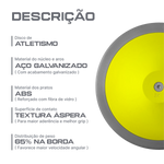 Disco de atletismo de aço e ABS 2Kg Powered by CBAt