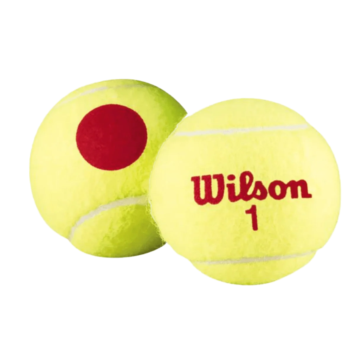 Bolinha/bola de tênis de campo estágio 3 (vermelha 75%) iniciantes Wilson US Open - tubo com 3 und