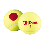 Bolinha/bola de tênis de campo estágio 3 (vermelha 75%) iniciantes Wilson US Open - tubo com 3 und
