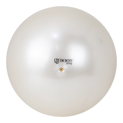 Bola Ginástica Rítmica Oficial 300g Gracios - Prata