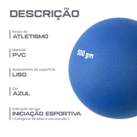 Peso de PVC 500g Pista e Campo