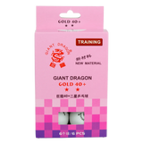Bolinha de tênis de mesa 2 estrelas Gold Giant Dragon - cnj com 6 und - BRANCA