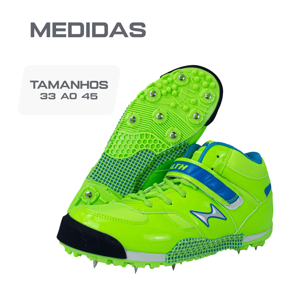 Sapatilha de atletismo para lançamento de dardo Health