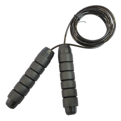 Corda de pular com rolamento 4mm 2,65m Envolst - Preto