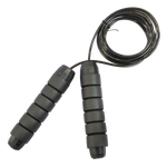 Corda de pular com rolamento 4mm 2,65m Envolst - Preto
