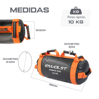 Power sand bag para treinamento funcional 10kg Envolst