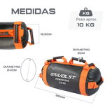 Power sand bag para treinamento funcional 10kg Envolst