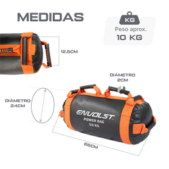 Power sand bag para treinamento funcional 10kg Envolst