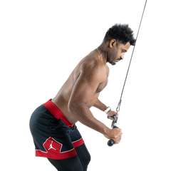 Puxador W 76cm Pulley Cromado Maciço com Giro Envolst