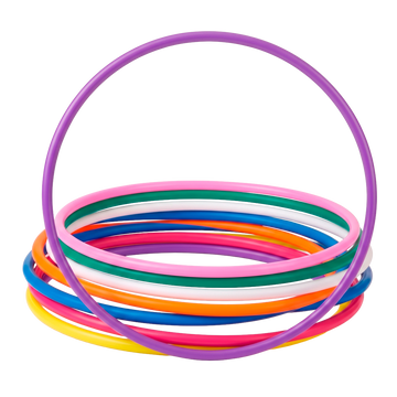 Arco Bambolê Infantil Plástico Avulso Colorido 63 e 75cm Reises