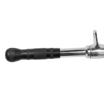 Puxador Barra Reta 50cm Pulley Cromado Maciço com Giro Envolst