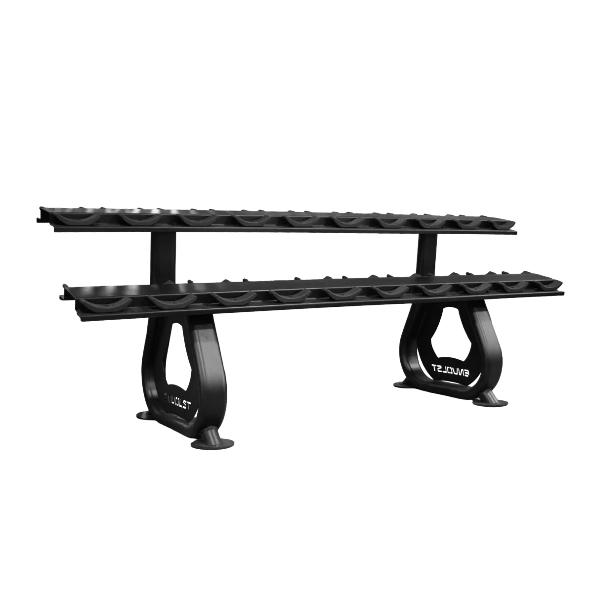 Suporte Expositor Horizontal para 10 Pares de Dumbbells Envolst