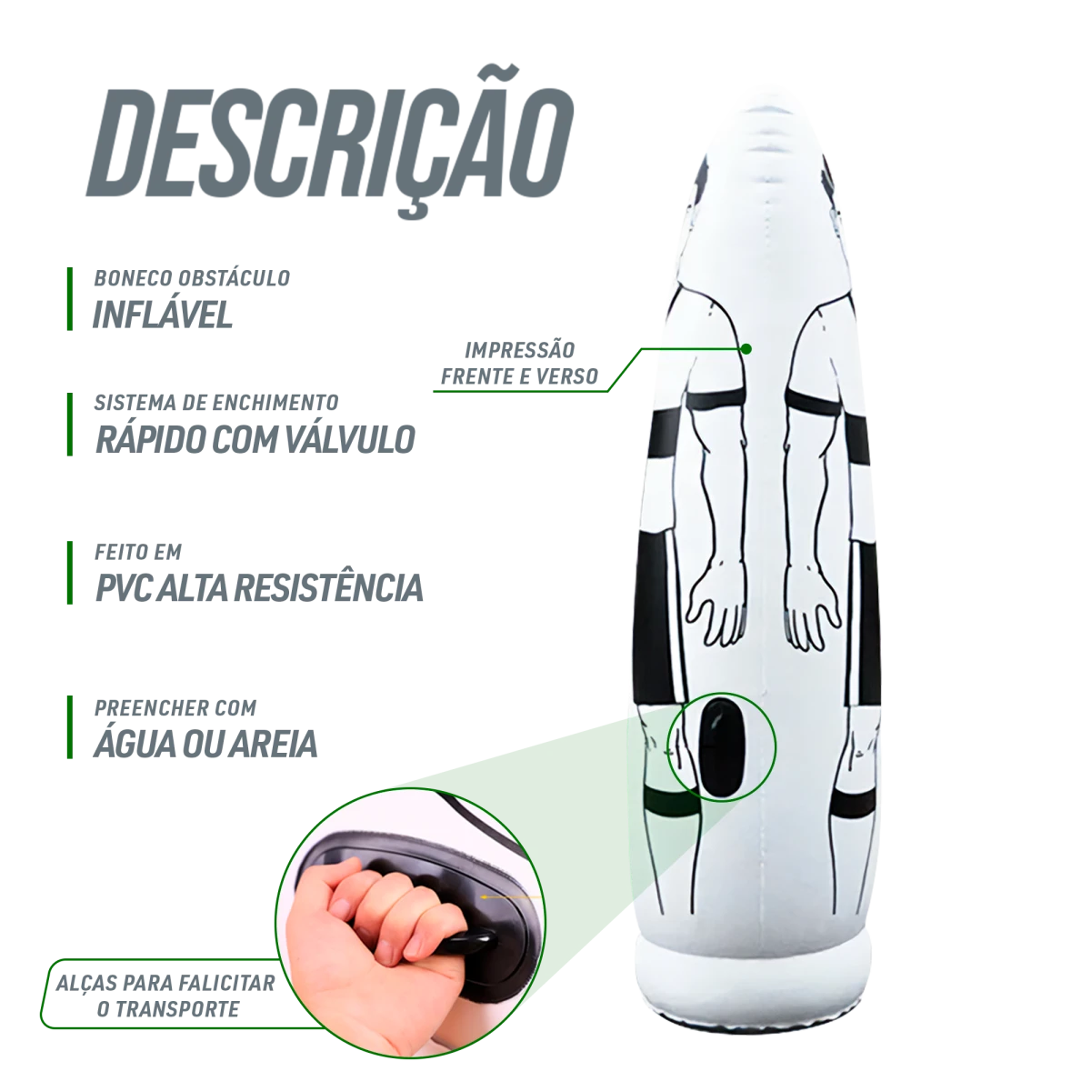 Boneco Inflável Futebol Velden