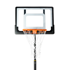 Tabela de basquete infantil juvenil móvel com poste, quadro de policarbonato e aro Velden