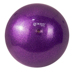 Bola Ginástica Rítmica Oficial 400g Glitter Gracios - Roxo