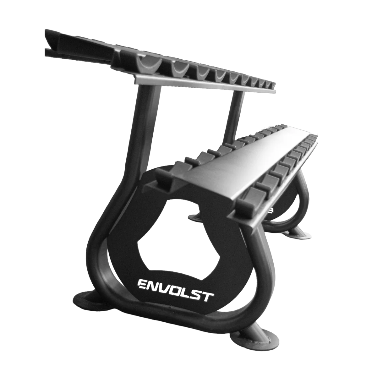 Suporte Expositor Horizontal para 10 Pares de Dumbbells Envolst